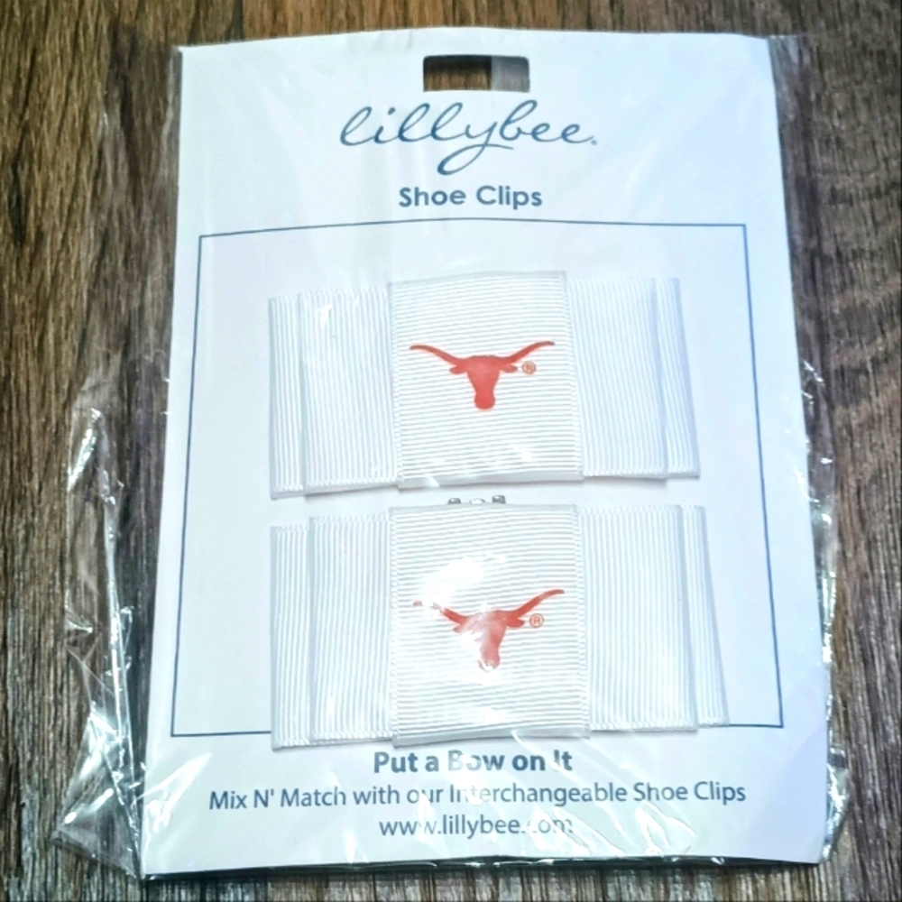 Texas Longhorn Shoe Clips